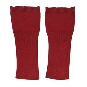 Wine Red 95% Cotton 5% Elastane Elbow Sleeves Arm Support Hand Guard